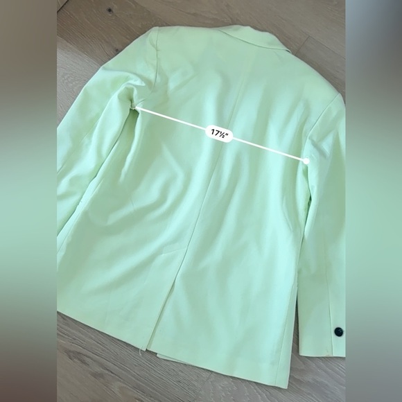 H&M Oversized Lime Green Blazer - Picture 5 of 7